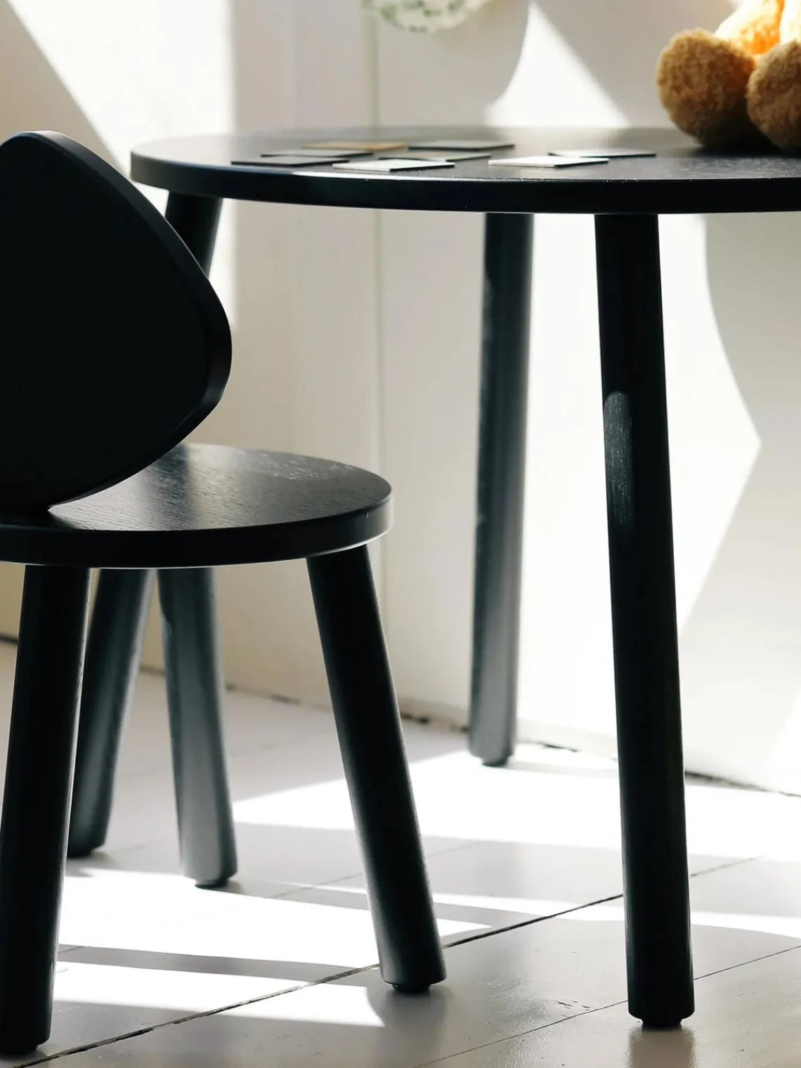 Online Nofred Table ovale en chêne pour enfant Mouse Noir