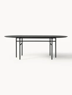 Sale Audo Copenhagen Table ovale Snaregade, 210 x 95 cm Anthracite, noir