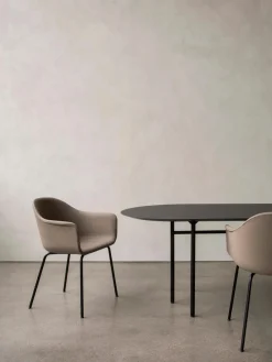 Sale Audo Copenhagen Table ovale Snaregade, 210 x 95 cm Anthracite, noir