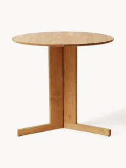 Fashion Form & Refine Table ronde en chêne Trefoil, Ø 75 cm