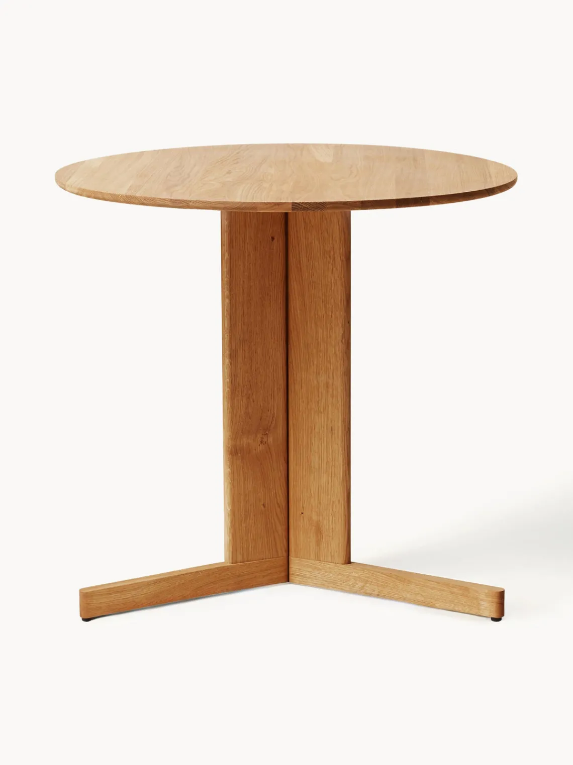 Fashion Form & Refine Table ronde en chêne Trefoil, Ø 75 cm