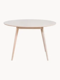 Sale Rowico Table ronde en chêne Yumi, Ø 115 cm Chêne blanc brossé