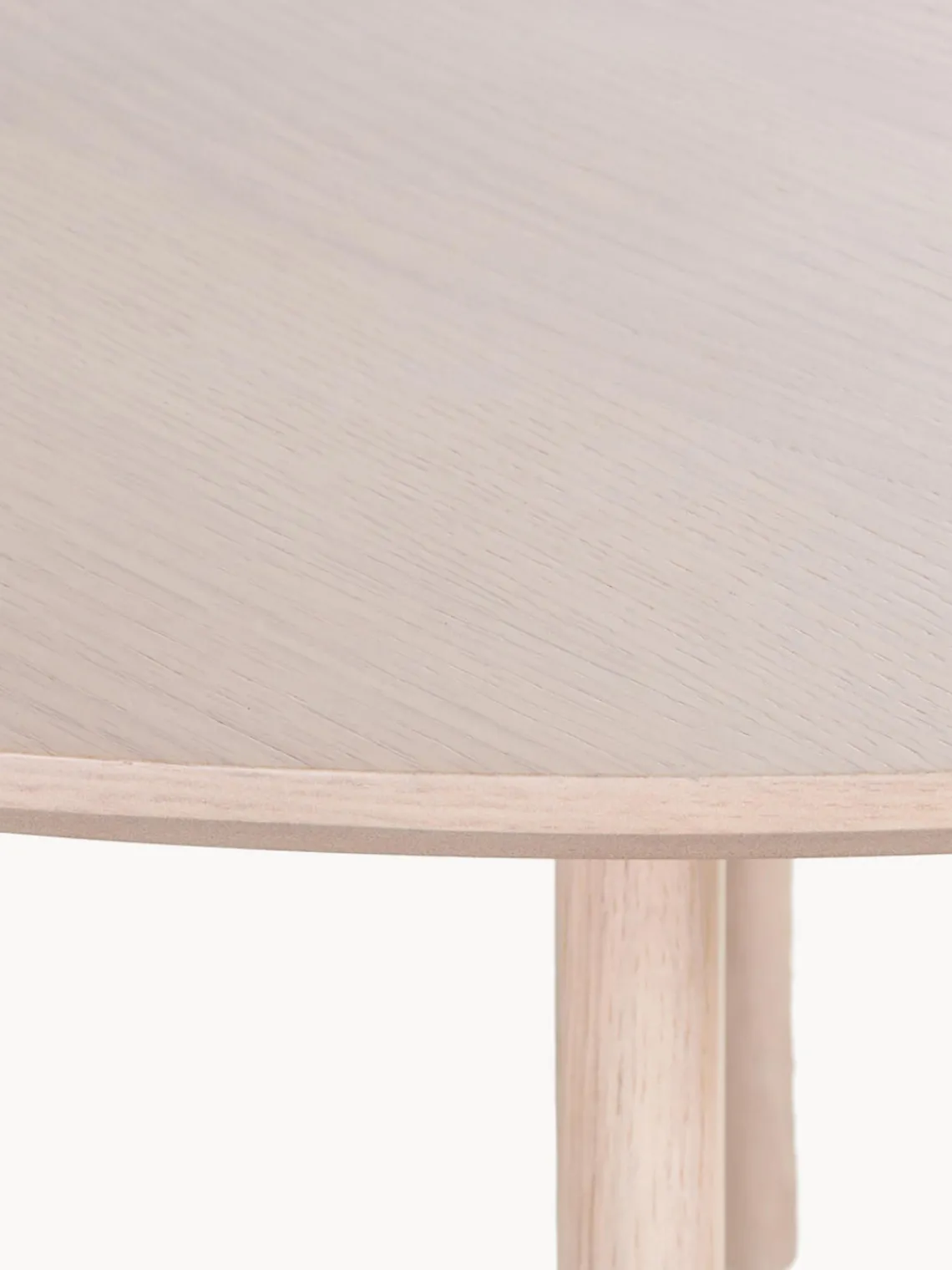 Sale Rowico Table ronde en chêne Yumi, Ø 115 cm Chêne blanc brossé
