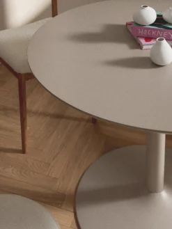 Best Westwing Collection Table ronde Menorca, tailles variées Beige