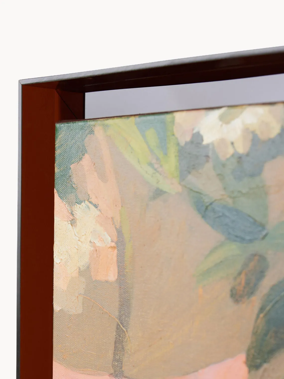 Clearance HKLIVING Tableau sur toile peint à la main avec cadre en bois Higher Party