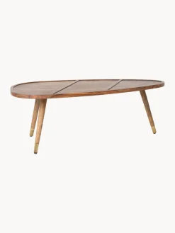 New Dutchbone Tables gigognes en bois de sissoo Sham, 2 élém.