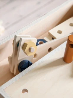 New Sebra Établi de jeux en bois Woodland, hauteur réglable