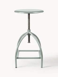 Online Broste Copenhagen Tabouret de bar à hauteur ajustable Sire Vert sauge