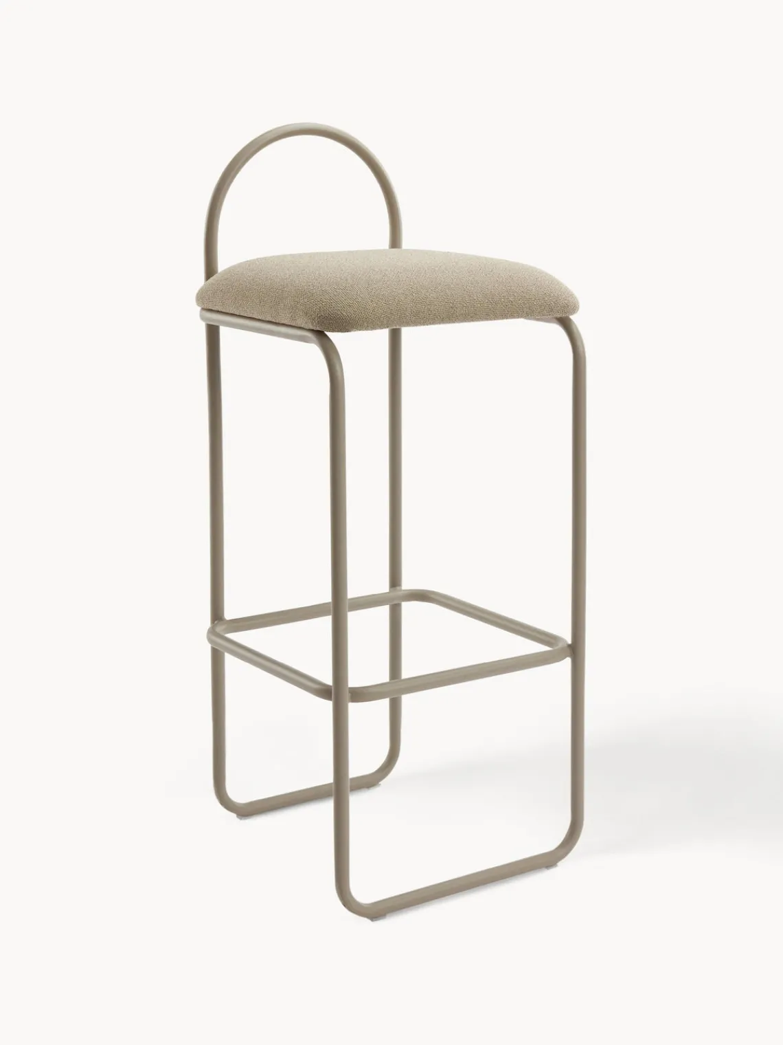 Fashion AYTM Tabouret de bar Angui Tissu beige