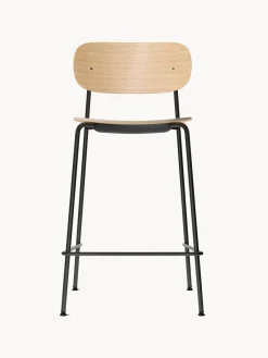 New Audo Copenhagen Tabouret de bar Co Chêne clair, cadre noir