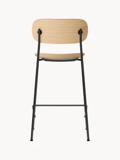 New Audo Copenhagen Tabouret de bar Co Chêne clair, cadre noir