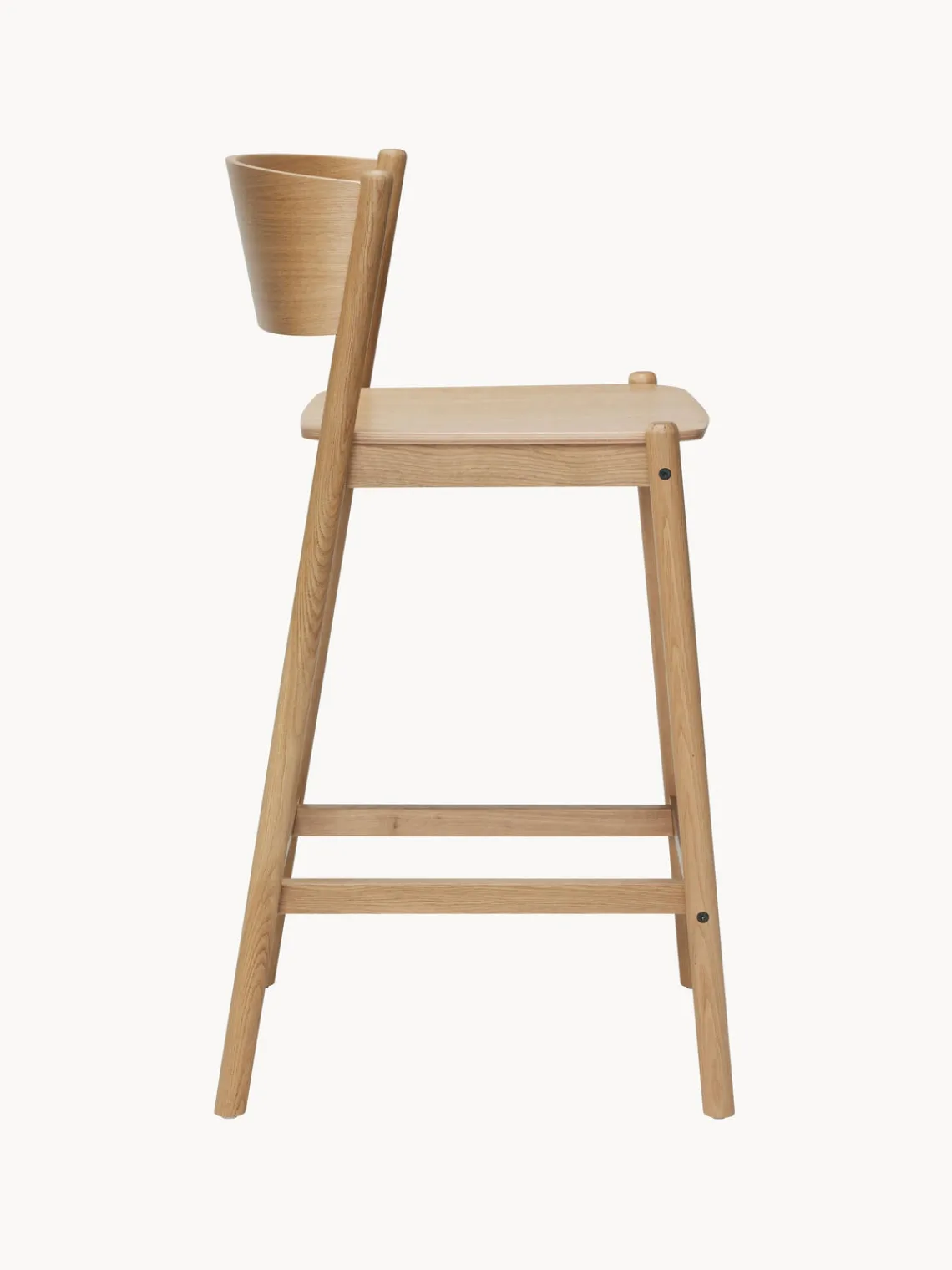 Online Hübsch Tabouret de bar Oblique Chêne