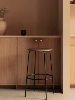 Hot Audo Copenhagen Tabouret de comptoir Afteroom Bois, cadre noir