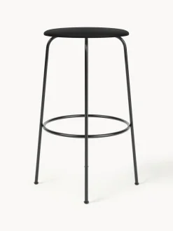 Clearance Audo Copenhagen Tabouret de comptoir en cuir Afteroom Cuir noir, cadre noir