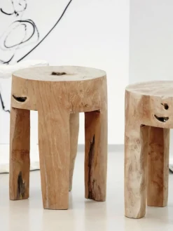 Best Jan Kurtz Tabouret en bois de teck Java
