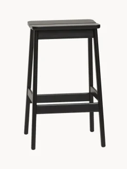 Discount Form & Refine Tabouret en hêtre Angle Hêtre noir laqué