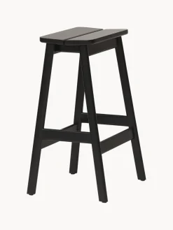 Discount Form & Refine Tabouret en hêtre Angle Hêtre noir laqué