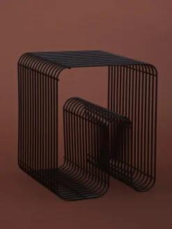 Discount AYTM Tabouret en métal Curve Noir