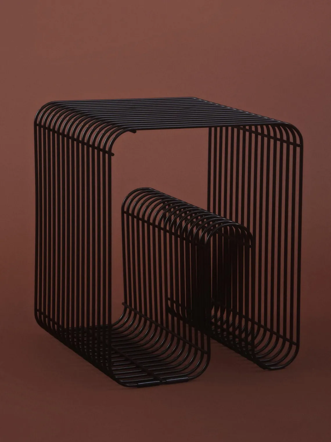 Discount AYTM Tabouret en métal Curve Noir