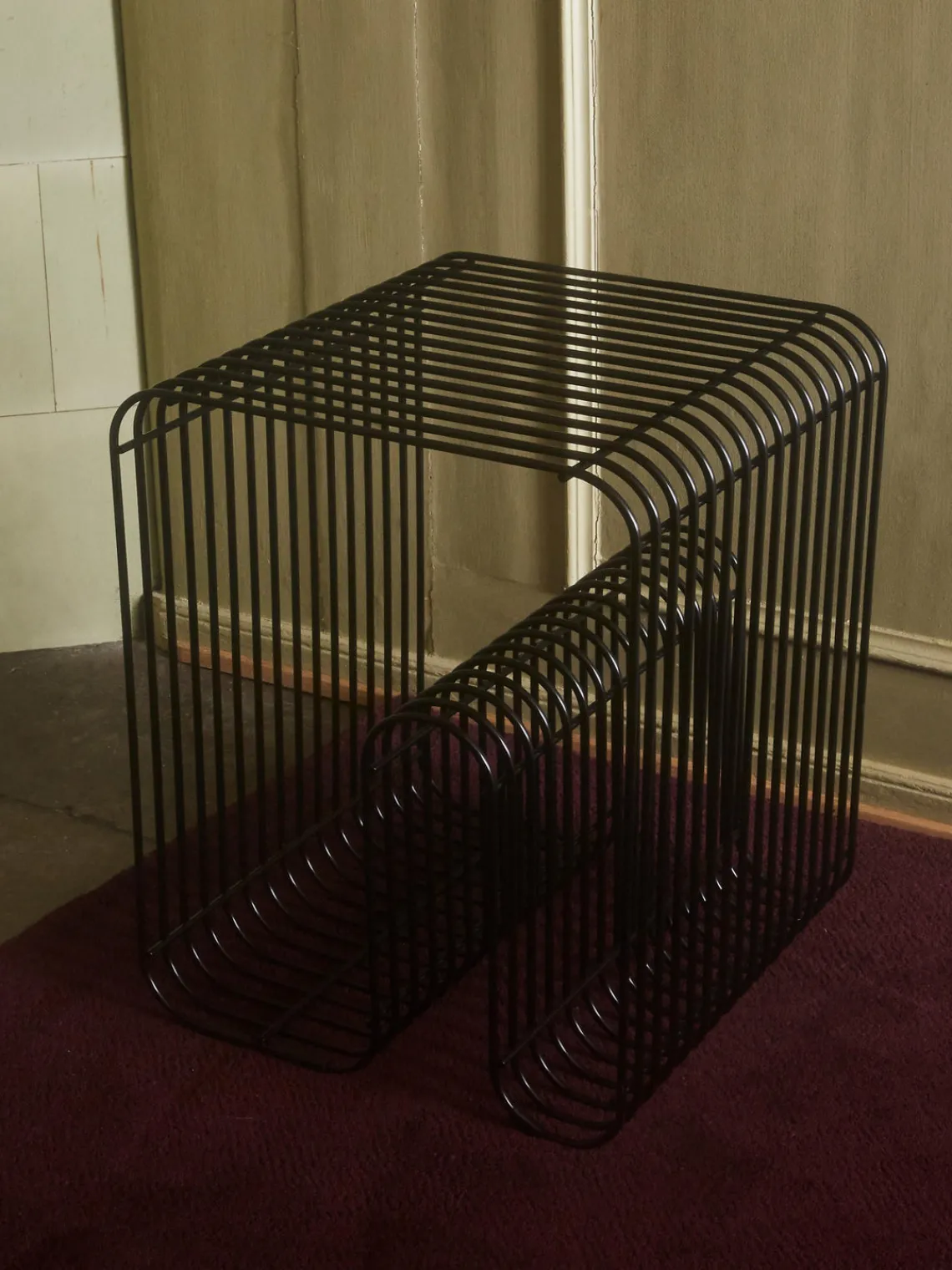 Discount AYTM Tabouret en métal Curve Noir