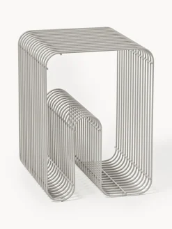 Outlet AYTM Tabouret en métal Curve Grège, mat