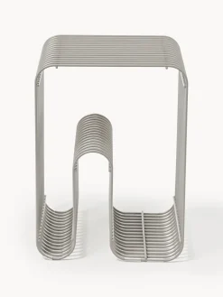 Outlet AYTM Tabouret en métal Curve Grège, mat