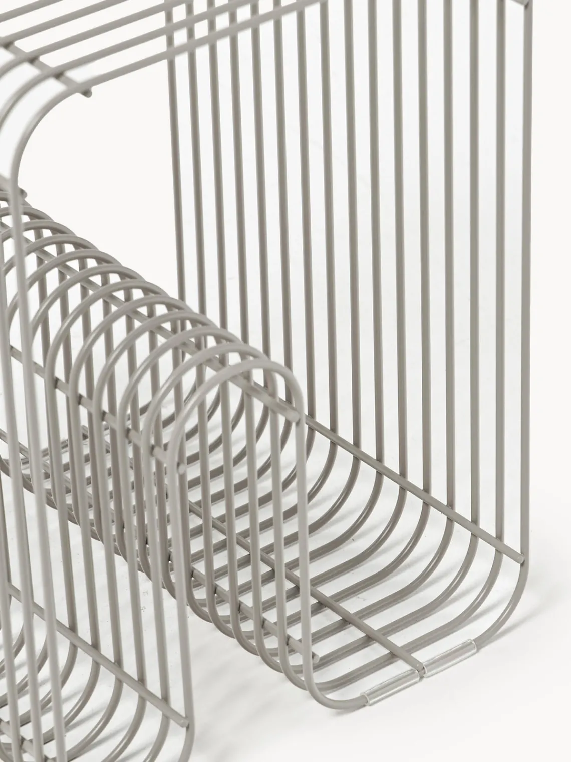 Outlet AYTM Tabouret en métal Curve Grège, mat