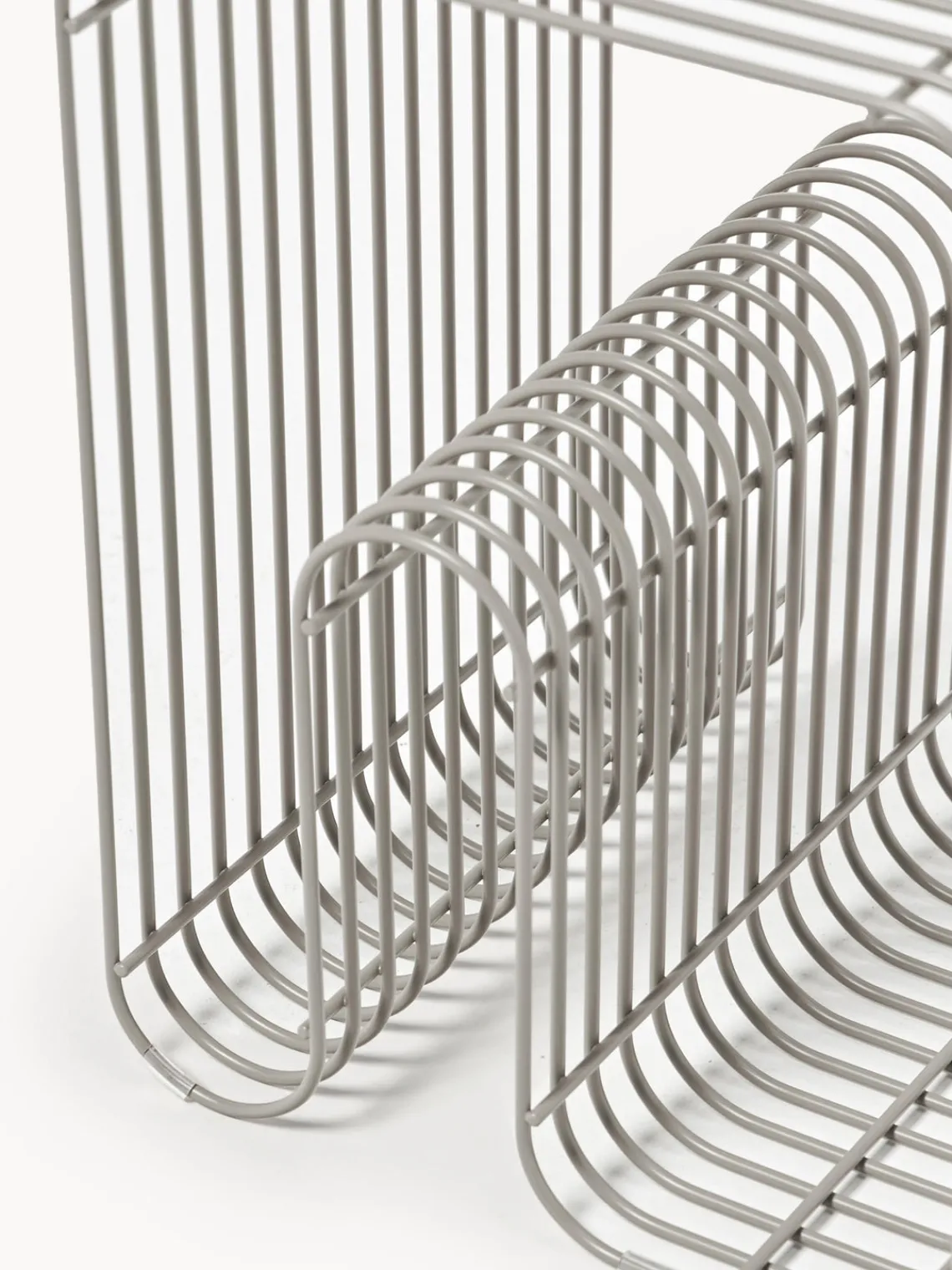 Outlet AYTM Tabouret en métal Curve Grège, mat