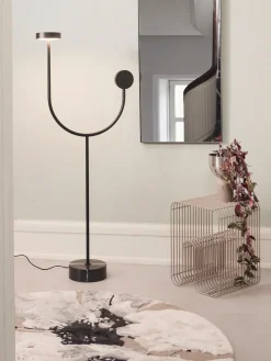 Outlet AYTM Tabouret en métal Curve Grège, mat