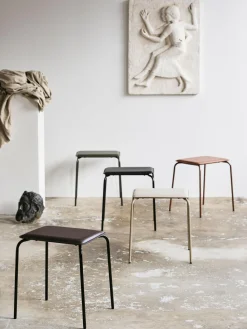 New Nordal Tabouret Esa Plastique rouge rouille