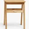 New Form & Refine Tabouret pliant en chêne Angle