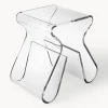 Best Umbra Tabouret /porte-revues transparent Loop