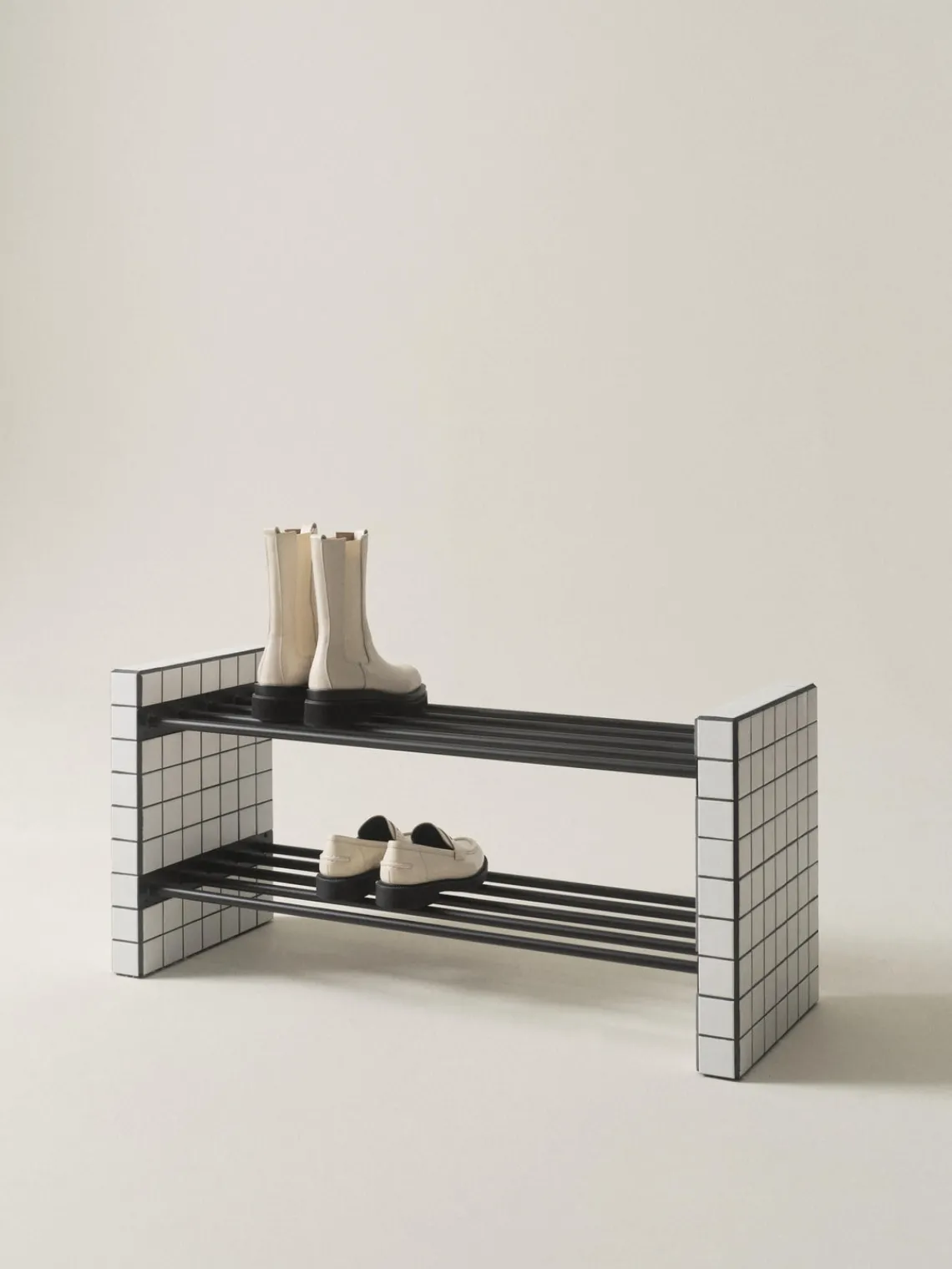 Outlet Jotex Étagère à chaussures avec carrelage Kerreville