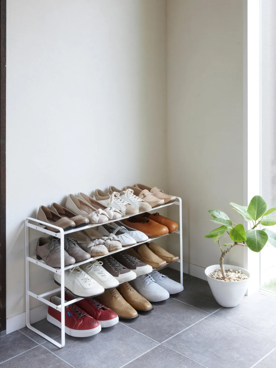 Fashion Yamazaki Étagère à chaussures extensible Frame