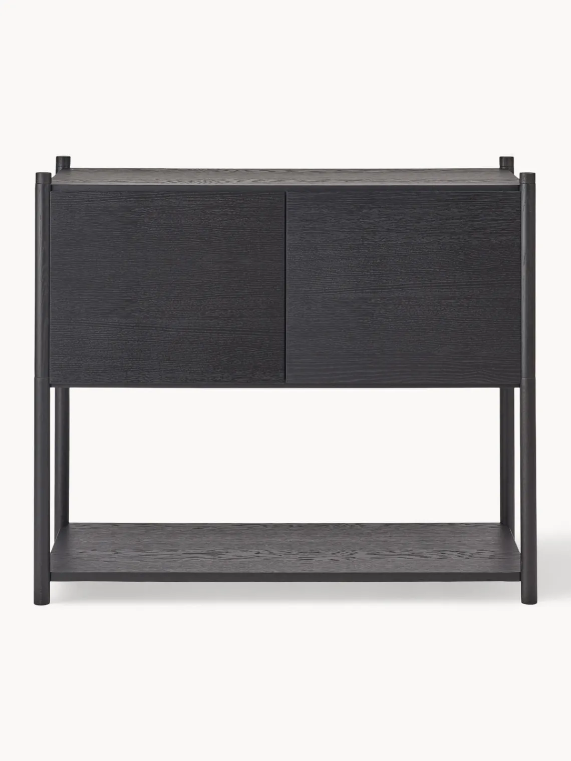 Outlet Gejst Étagère en bois de chêne Sceene Bois de chêne, noir laqué