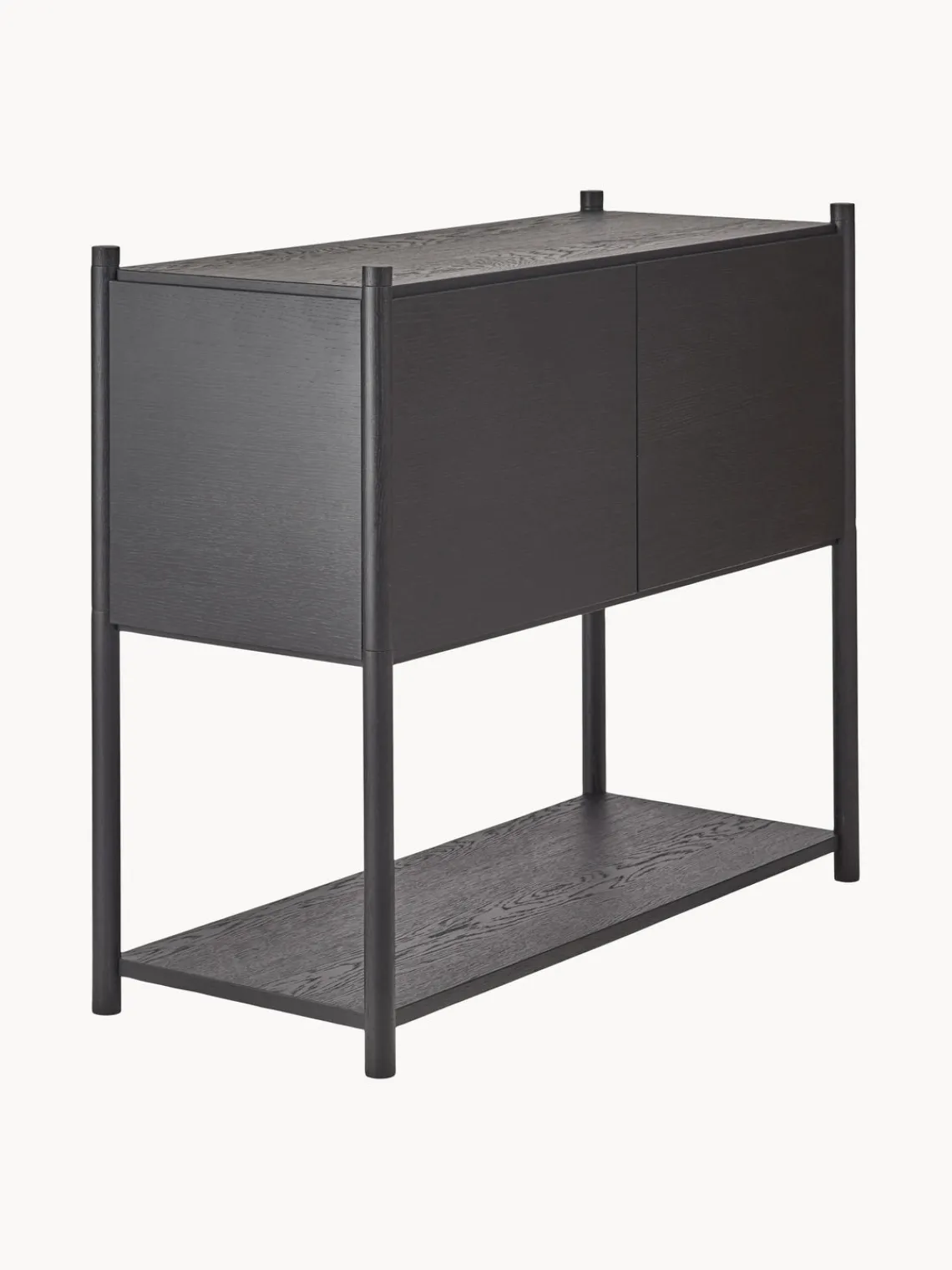 Outlet Gejst Étagère en bois de chêne Sceene Bois de chêne, noir laqué