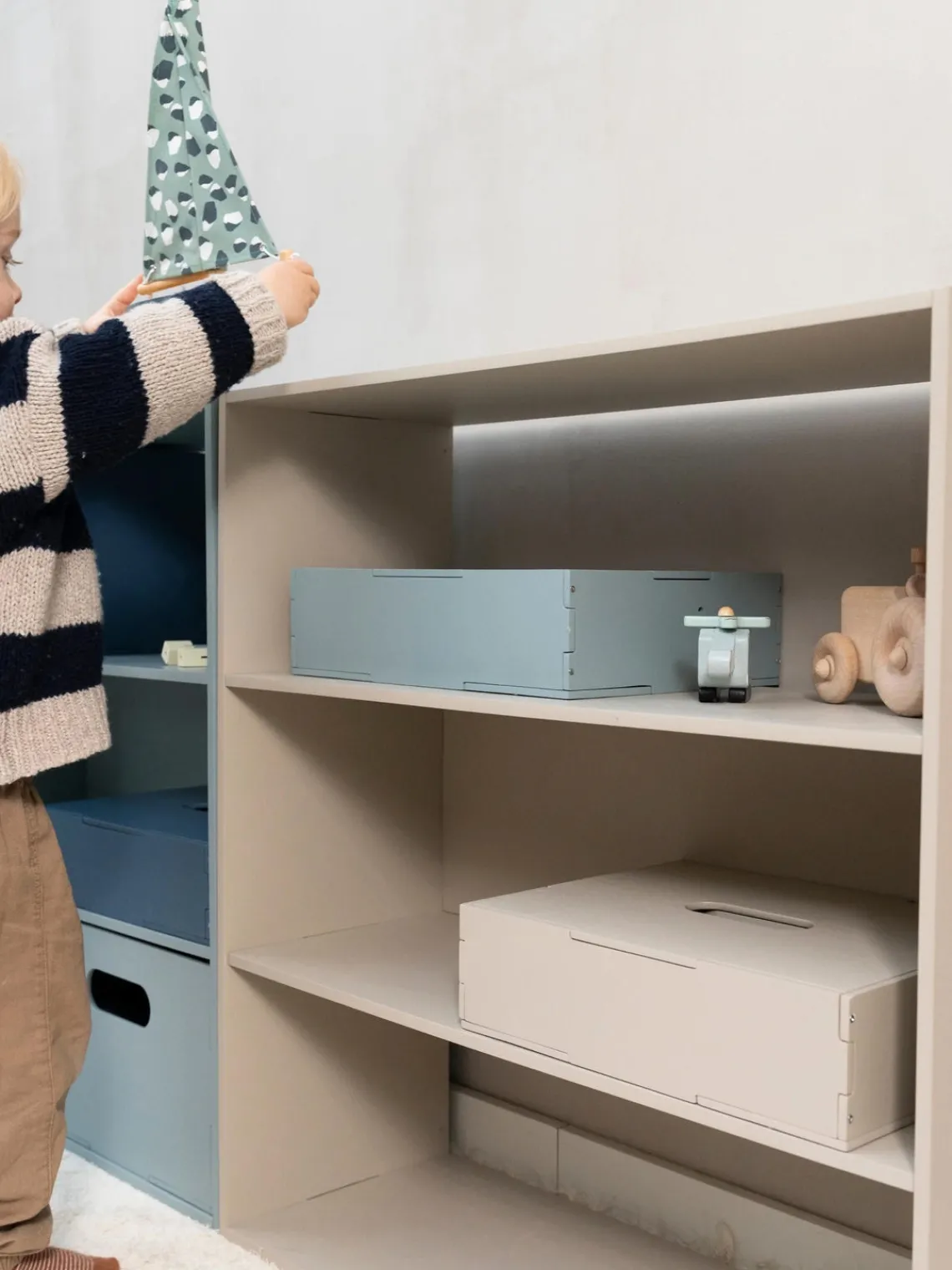 Fashion Nofred Étagère en bois Kiddo Beige clair