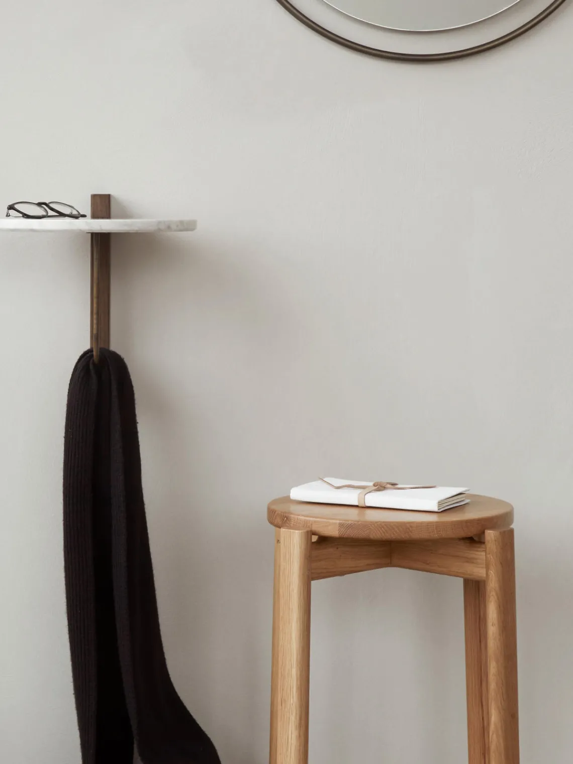 New Audo Copenhagen Étagère murale avec ten marbre Corbel