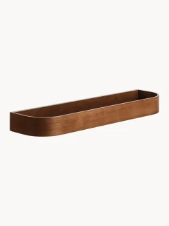 New Audo Copenhagen Étagère murale en bois Epoch, larg. 79 cm Chêne foncé, transparent