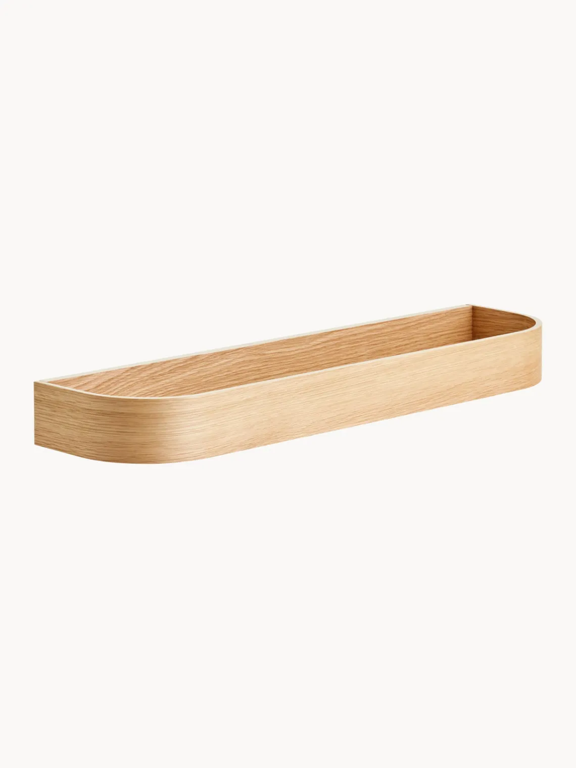 Clearance Audo Copenhagen Étagère murale en bois Epoch, larg. 79 cm Chêne clair, transparent