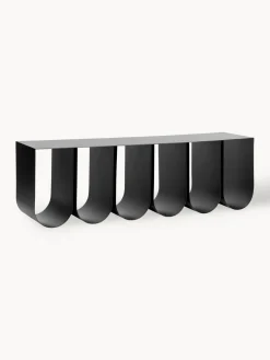 Fashion Kristina Dam Étagère murale en métal Curved Noir