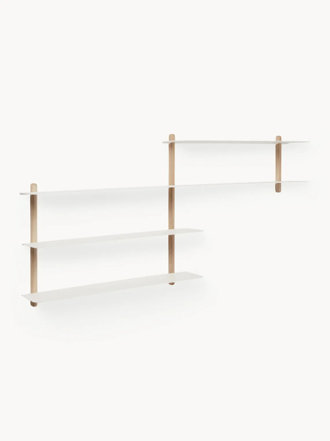 Outlet Gejst Étagère murale Nivo Bois de chêne, blanc