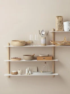 Outlet Gejst Étagère murale Nivo Bois de chêne, blanc