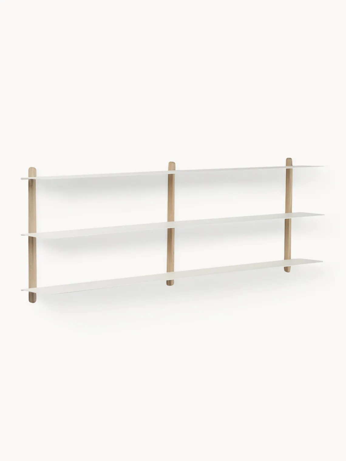 New Gejst Étagère murale Nivo Bois de chêne, blanc