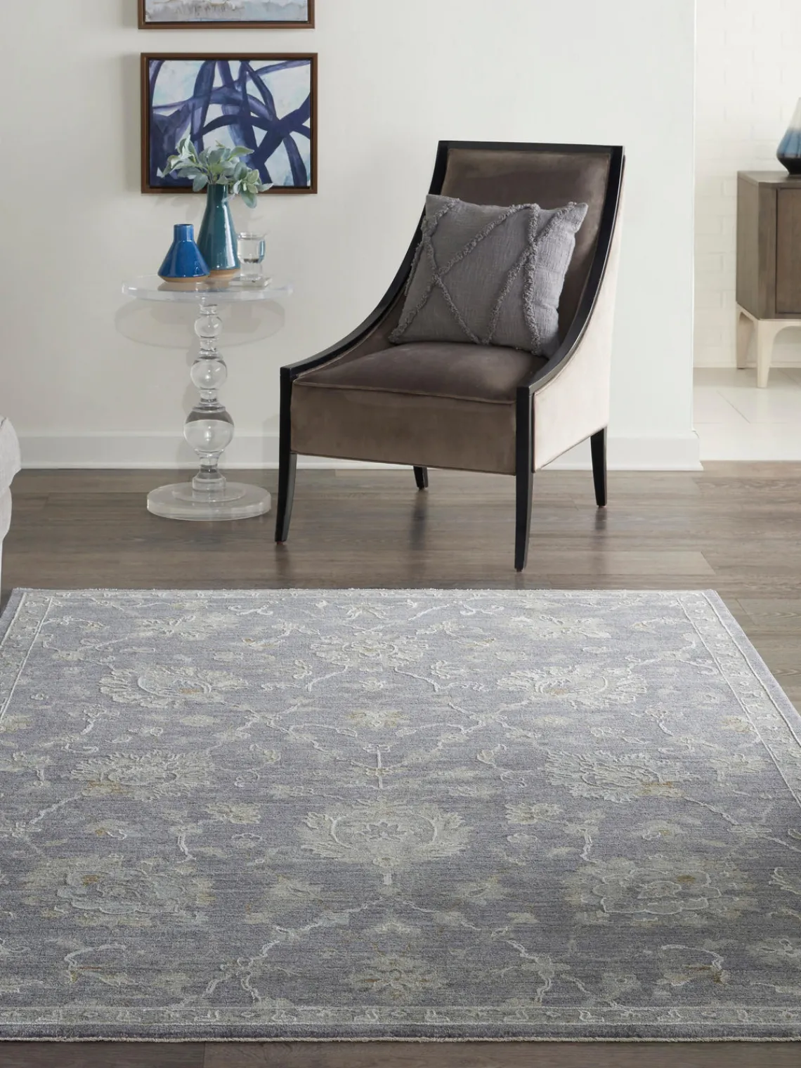 Fashion Rama Carpets Tapis à poils courts Infinite Tons gris, tons beiges