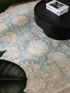 Fashion Benuta Tapis à poils ras à motif ornemental Mara