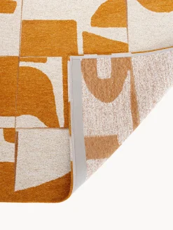Online Louis De Poortere Tapis avec motif graphique Campanula Ocre, blanc crème