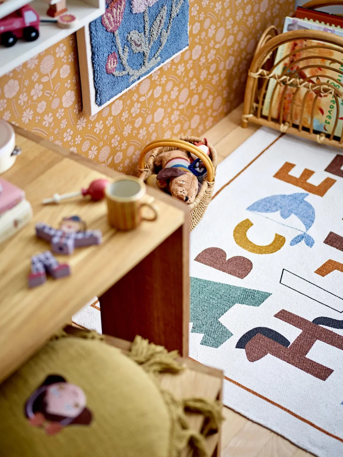 Outlet Bloomingville Mini Tapis en coton pour enfant Memmo