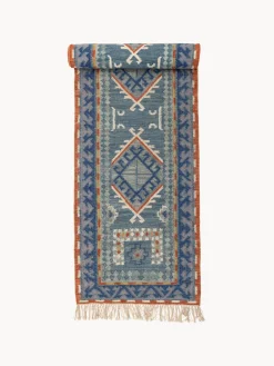 Hot Bloomingville Tapis en laine avec motif ornemental et franges Arsam