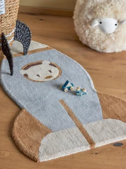 Outlet Bloomingville Mini Tapis en laine pour enfant Space
